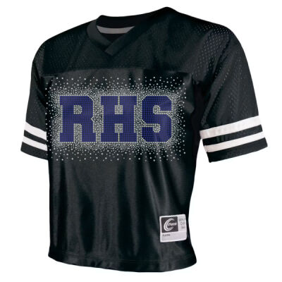 RHS with Optional Name and Number - Cropped Dazzle Football Jersey Thumbnail