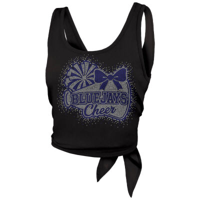 Bluejays Cheer - Crop Tie-Back Tank Thumbnail