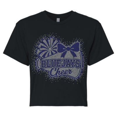 Bluejays Cheer - Girls Crop Top Thumbnail