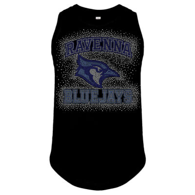 Ravenna Bluejays - Girls' Relaxed Fine Jersey Tank Thumbnail