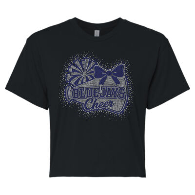 Bluejays Cheer - Women's Ideal Crop Top Thumbnail