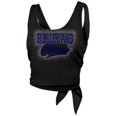 Bluejays Cheer - Crop Tie-Back Tank Thumbnail