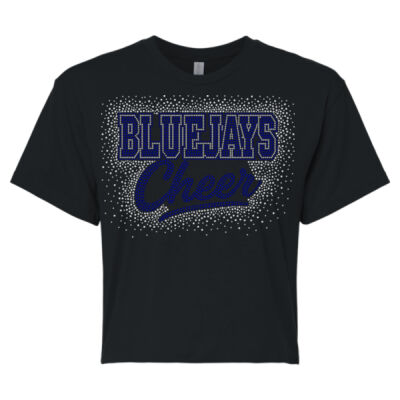 Bluejays Cheer - Girls Crop Top Thumbnail