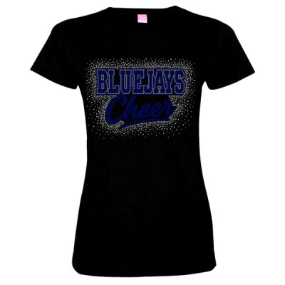 Bluejays Cheer - Women's Fine Jersey Tee Thumbnail