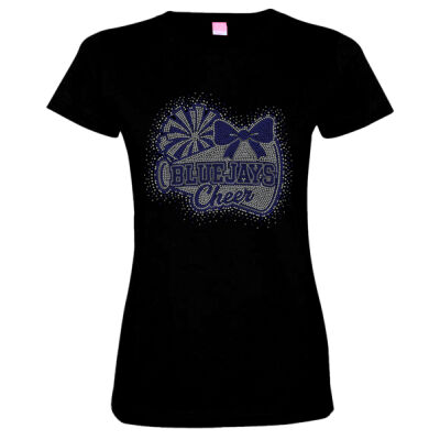 Bluejays Cheer - Women's Fine Jersey Tee Thumbnail